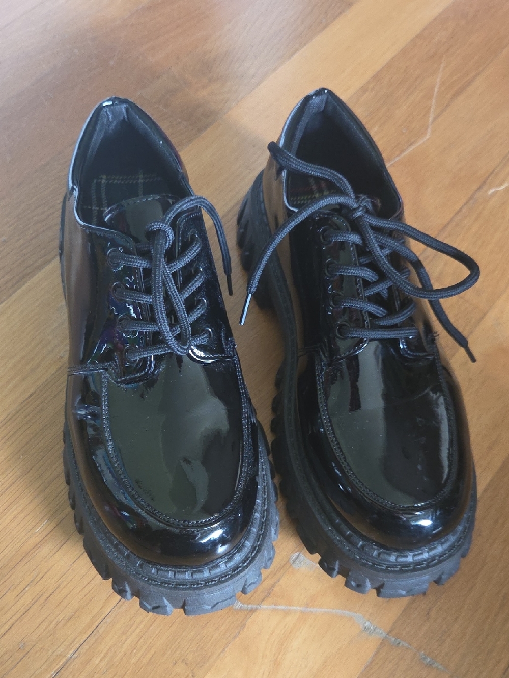 Black Patent Leather Loafers